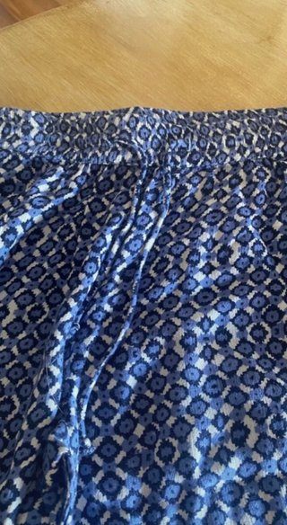 Pantalón Tiffosi azul estampado