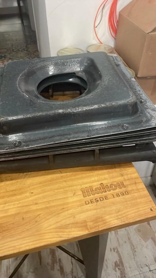 Cocina industrial gas 6 fuegos + horno electrico