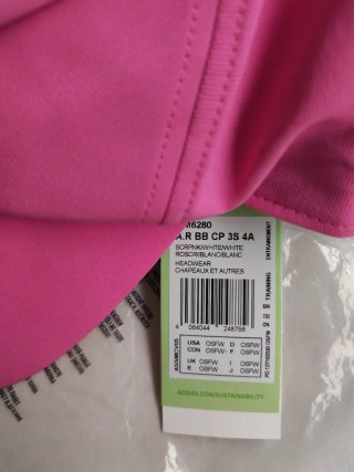 Gorra ORIGINAL Adidas. Rosa. Mujer.