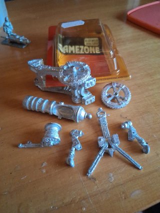 Cañón Imperial Gamezone Warhammer metal artilleria