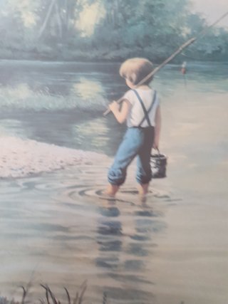 3 Cuadros Infantiles Pesca