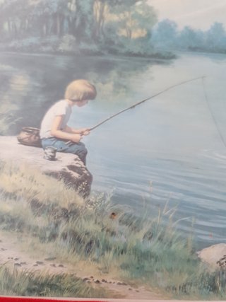 3 Cuadros Infantiles Pesca