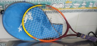 Raqueta de tenis junior con funda