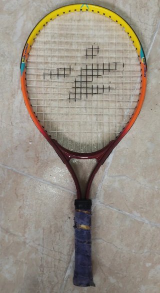 Raqueta de tenis junior con funda