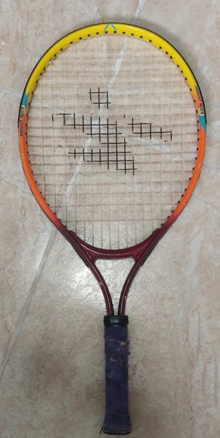 Raqueta de tenis junior con funda