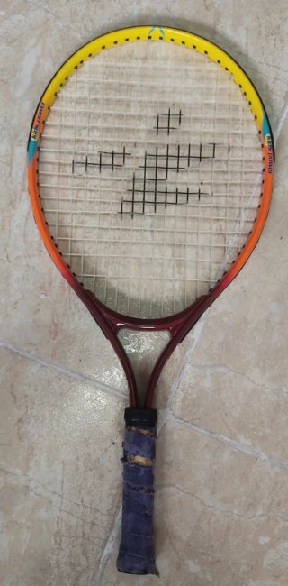 Raqueta de tenis junior con funda