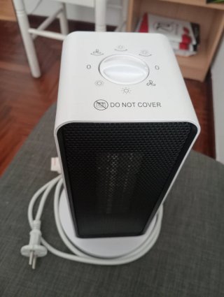 Calefactor eléctrico de bajo consumo 1200W