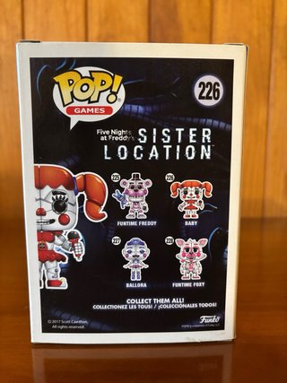 Funko Pop Sister Location Baby FNaF
