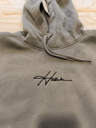 Sudadera Hollister Gris Talla M