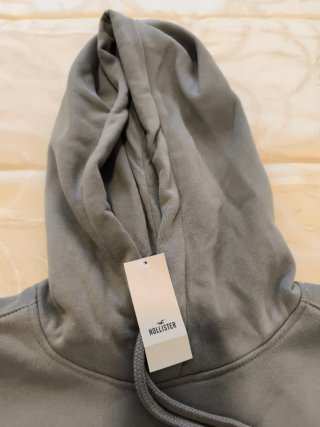 Sudadera Hollister Gris Talla M