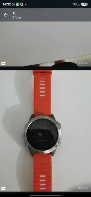 Garmin Fenix 6 Zafiro - Correa Roja