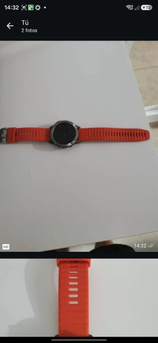 Garmin Fenix 6 Zafiro - Correa Roja