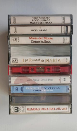 Lote 9 Casetes Música Española 14,99€
