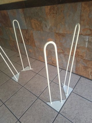 Patas Hairpin altas (Set de 4)