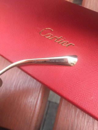 Gafas Cartier Panthère Doradas Negras