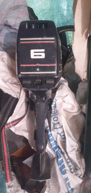 Motor Evinrude 6 HP 2T con depósito 12L