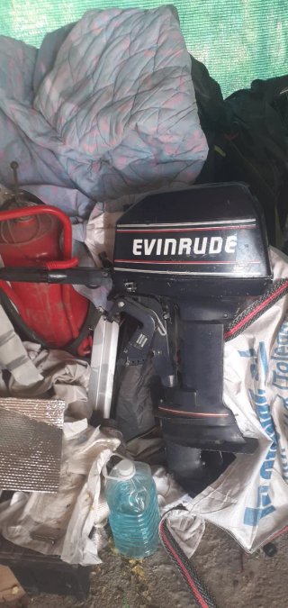 Motor Evinrude 6 HP 2T con depósito 12L