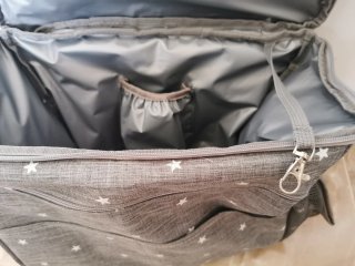 Bolso carrito bebé estrellas