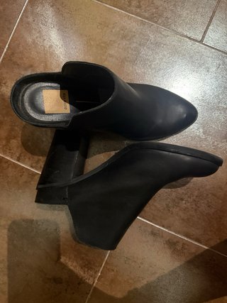 Botines tacón negros mujer