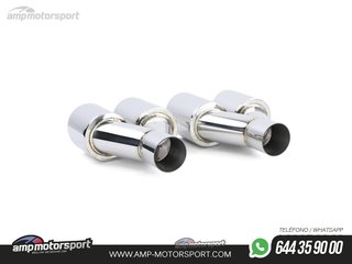DIFUSOR TRASERO BMW SERIE 5 F10 / F11 LOOK M-PERFORMANCE COLAS DOBLES