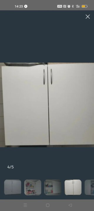 Muebles de cocina colgantes blancos