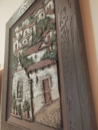 Cuadros hecho a mano de miga de pan
