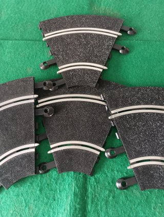 Lote 4 curvas cerradas Scalextric
