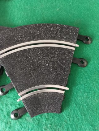 Lote 4 curvas cerradas Scalextric