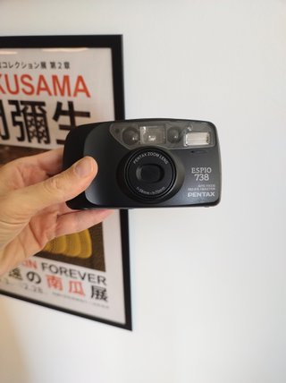 Pentax Espio 738 fotocamera a pellicola 35mm