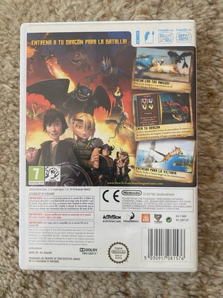 Videojuego Wii Como Entrenar a Tu Dragón