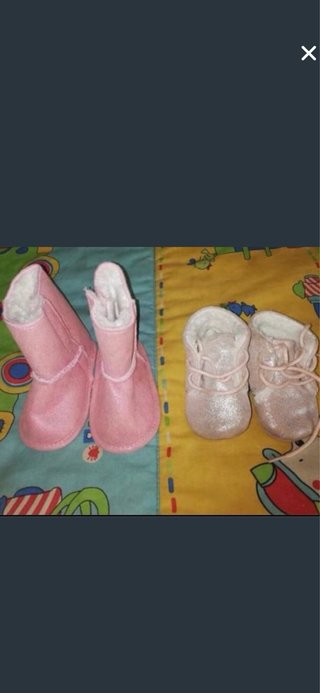 Lote bebé 3 meses conjunto tejido rosa