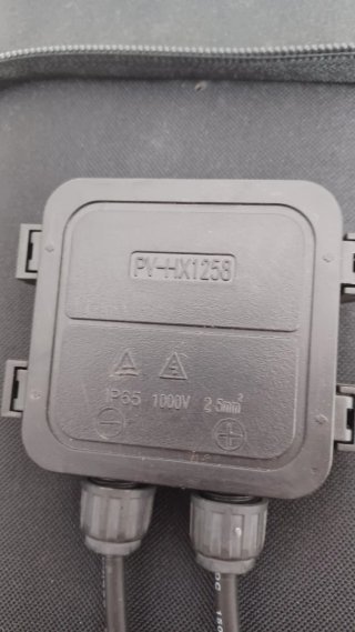 Placa solar plegable para camper