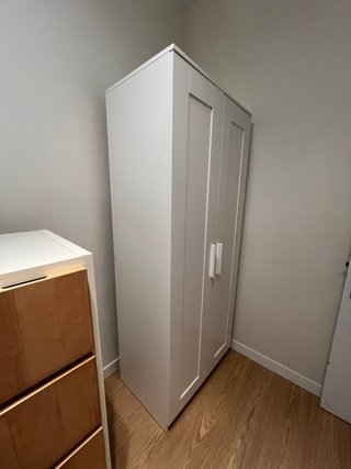 Armario BRIMNES 2 puertas blanco 78x50x190