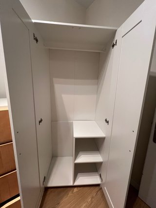 Armario BRIMNES 2 puertas blanco 78x50x190