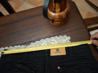 Pantalón Jeans Moto Armure Dalton Negro W38.