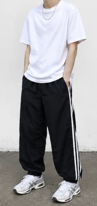 Pantalón Adidas Y2K Negro