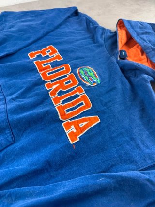 Felpa Vintage College Florida Blu/Arancione