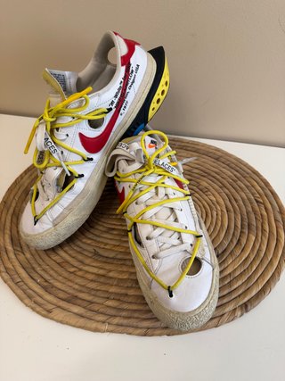 Nike Blazer Low Off-White en rojo