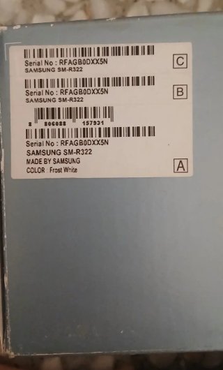 Samsung SM-R322 Gafas RV Frost White