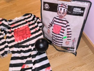 Disfraz Preso Zombie Infantil Talla 7-9