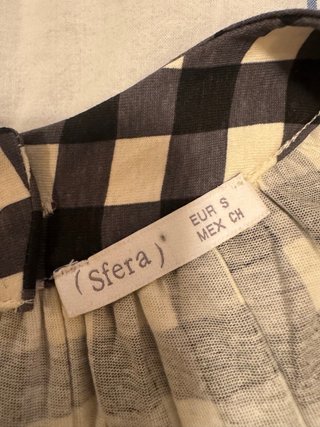 Vestido Sfera Negro/Blanco Talla S