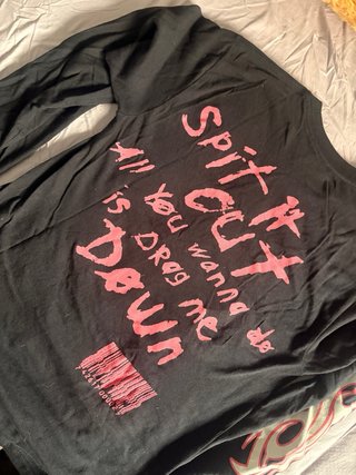 Camiseta Slipknot Manga Larga Negra