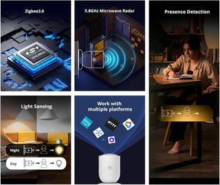 Sensor Presencia Humana SONOFF Zigbee SNZB-06