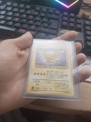 Carta Pokémon Zapdos Fosil