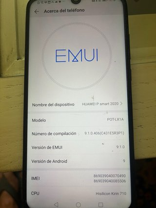 Huawei Azul Casi  a estrenar con cargador  y funda