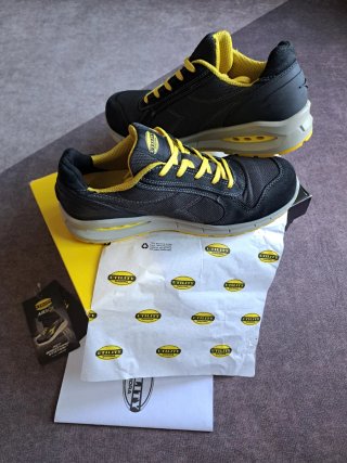 Scarpe Diadora Utility 45 Nero Giallo