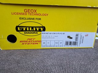 Scarpe Diadora Utility 45 Nero Giallo