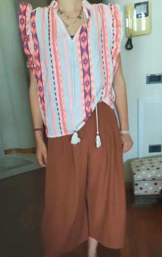 Camisa Burberry Cuadros Manga Corta