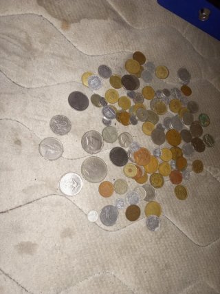 Lote de monedas de diferentes países