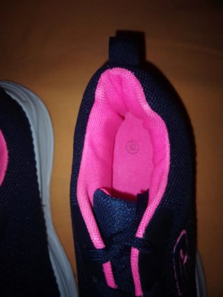 Zapatillas deportivas mujer negras y rosas
